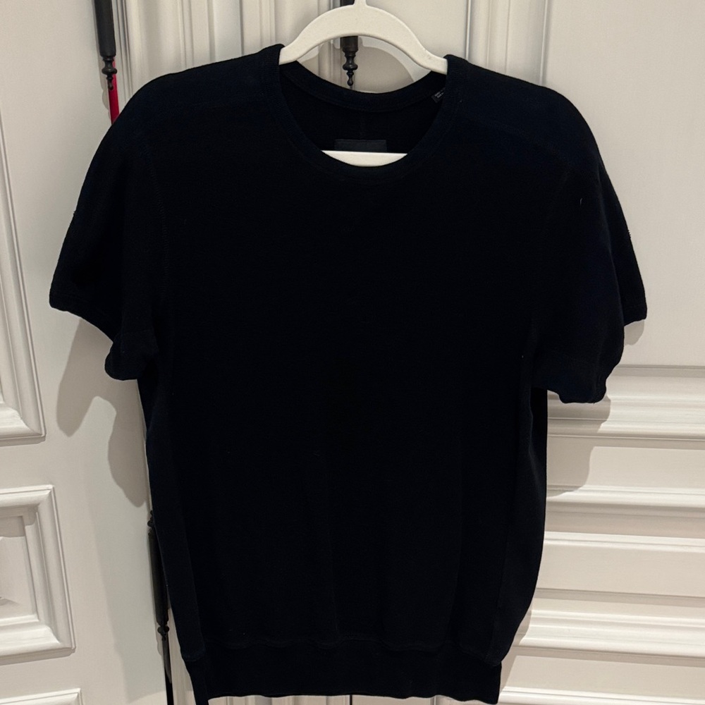 Wings + Horns Black Crew Neck Tee